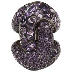 Amethyst Knot Ring 8