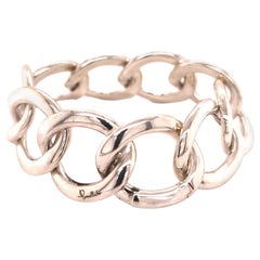 Pomellato Solid Sterling Silver Gourmette Bracelet, circa 1998