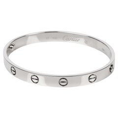 Cartier 18ct White Gold Love Bangle