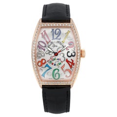 Franck Muller Color Dreams 33mm 18k Rose Gold Diamond Bezel 5851 M SC COLDRM D1R
