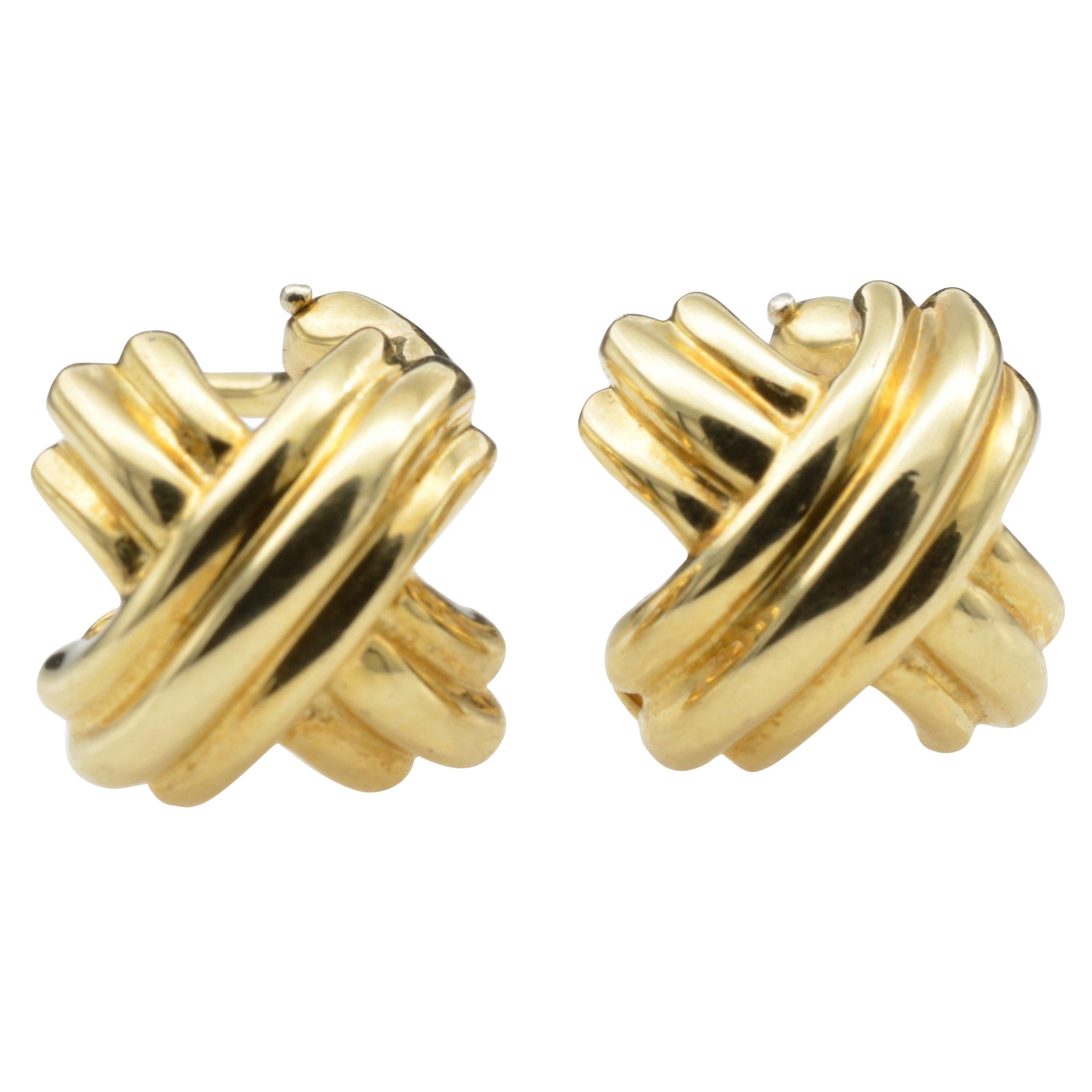 Tiffany & Co. 18 Karat Yellow Gold Clip Earring by Paloma Picasso