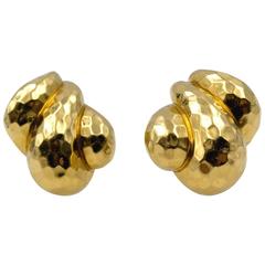 Chic Henry Dunay Gold Earclips 7