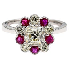 Ruby and Diamond 18K Gold Ring