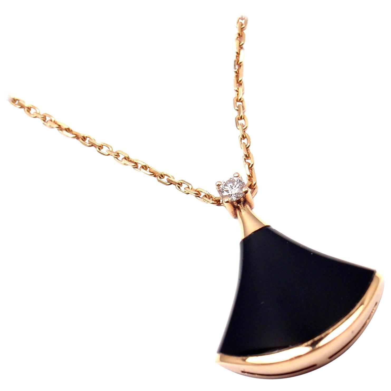 bvlgari black necklace