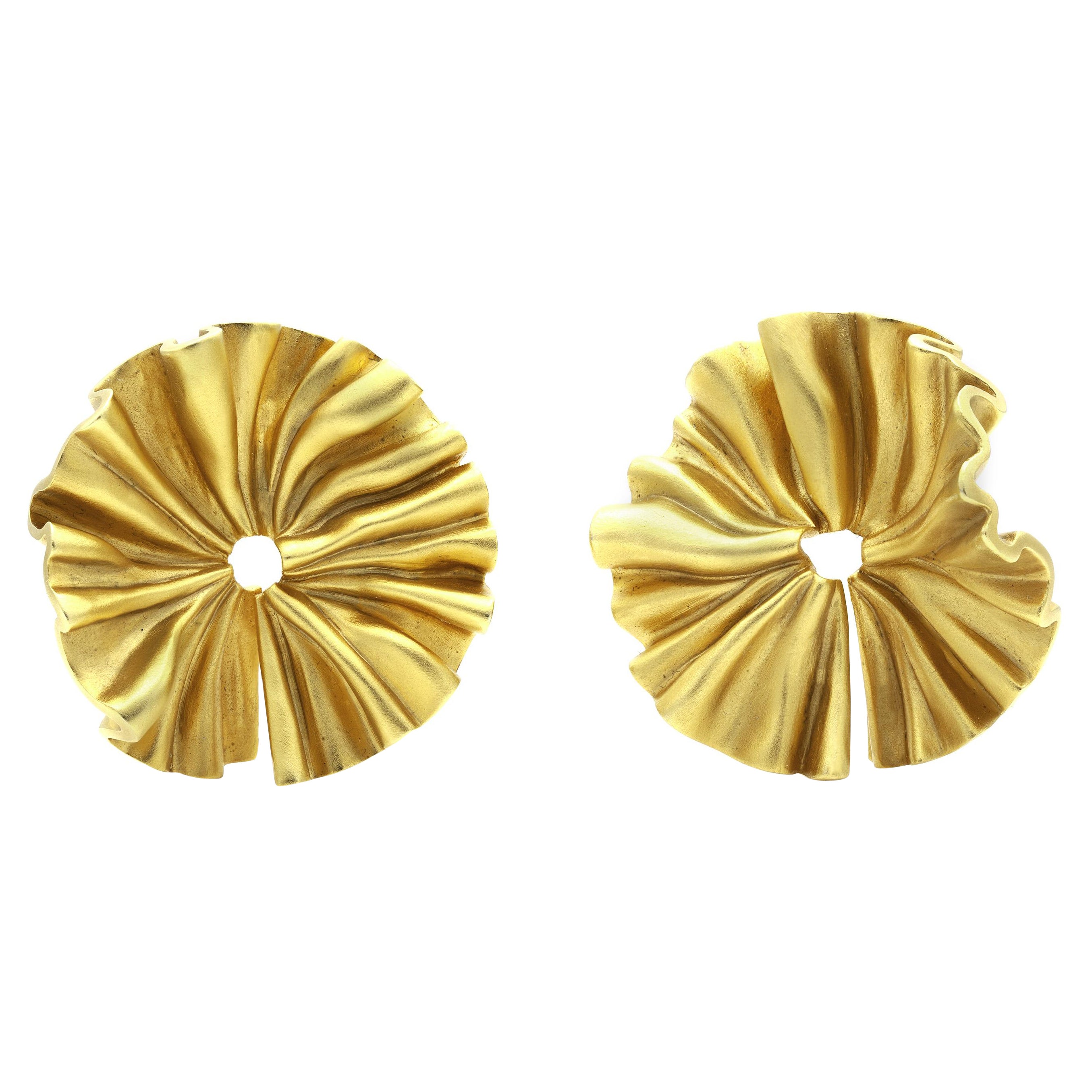 Boucles d'oreilles éventail JAR