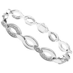 Cartier Diadea Diamond White Gold Link Bracelet