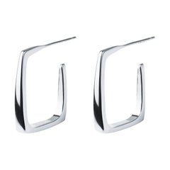 AITCHES - Quadratische Jullie-Ohrringe aus Sterlingsilber