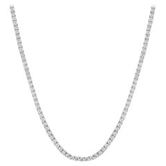 AITCHES - Embrace 6.0ct Diamond Tennis Necklace in 18K White Gold