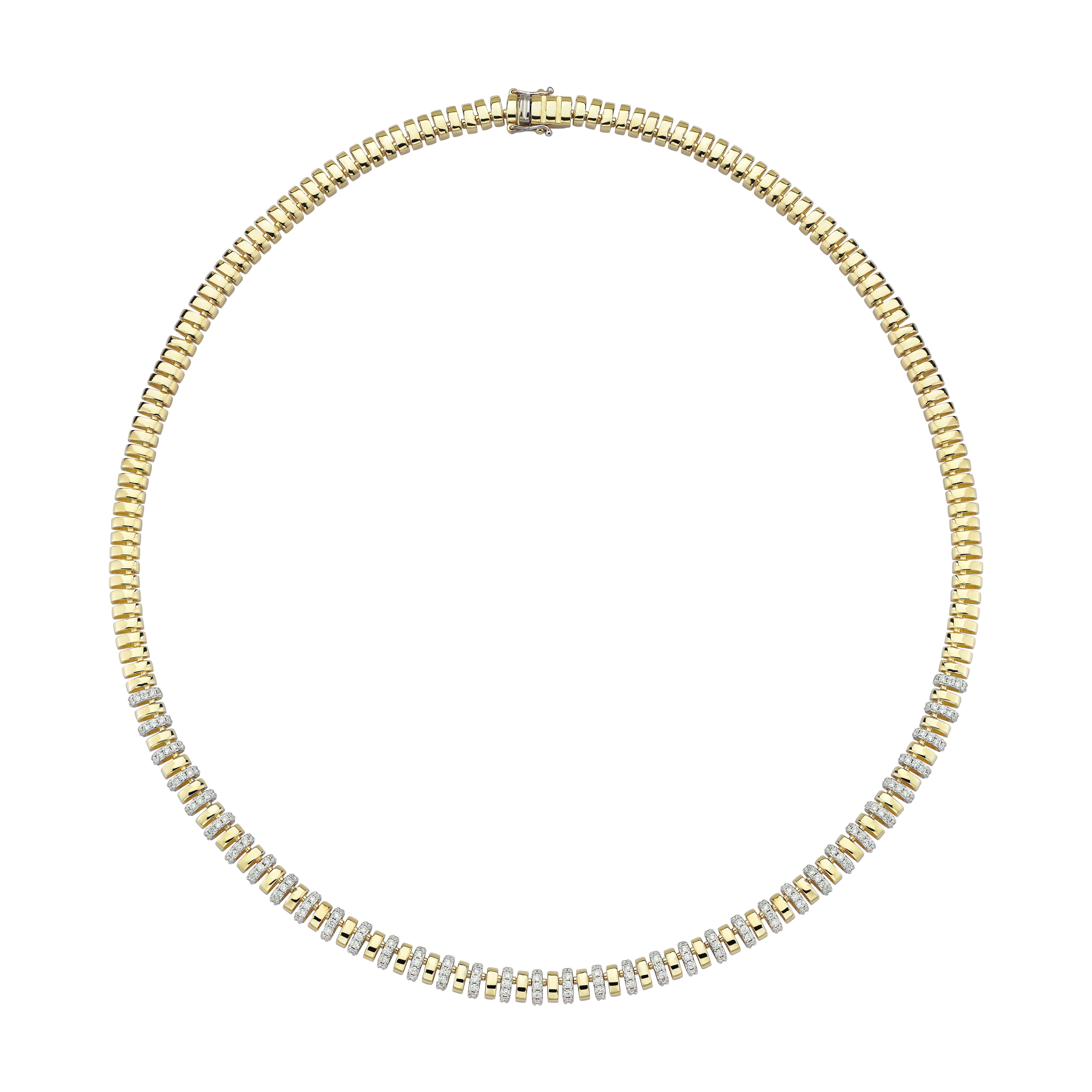 Series Moonlight 1.75ct Diamond Gold Necklace
