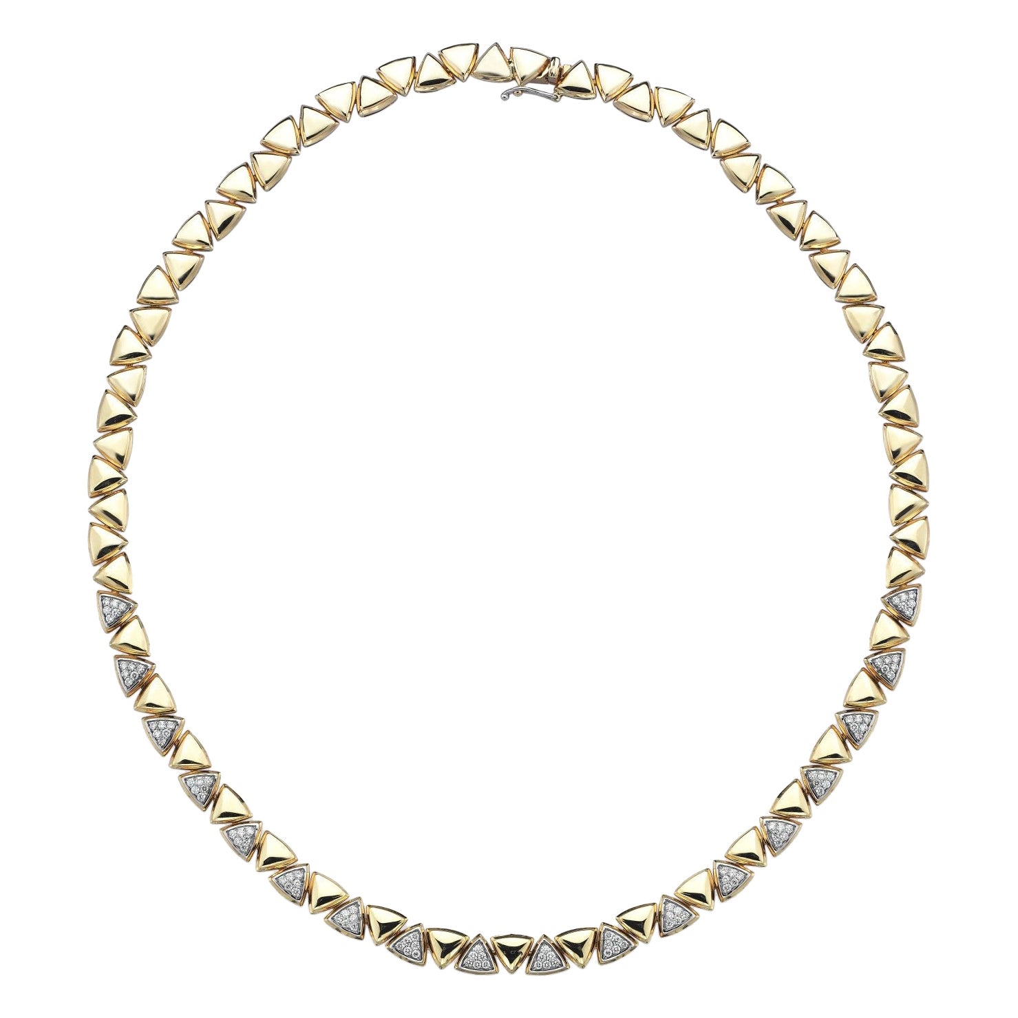 Series 7.83 Diamond Triangle Necklace