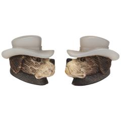 Michael Kanners the Dog in the Fedora Cufflinks