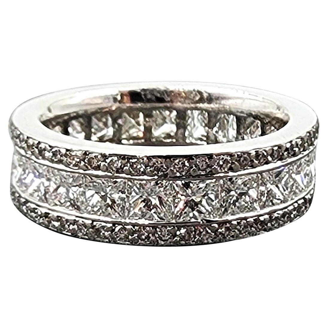 4.00 Karat Diamant Eternity Band im Angebot
