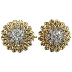 Tiffany & Co. Diamond Gold Earrings