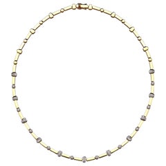 Series Moonlight Shield Diamond Necklace