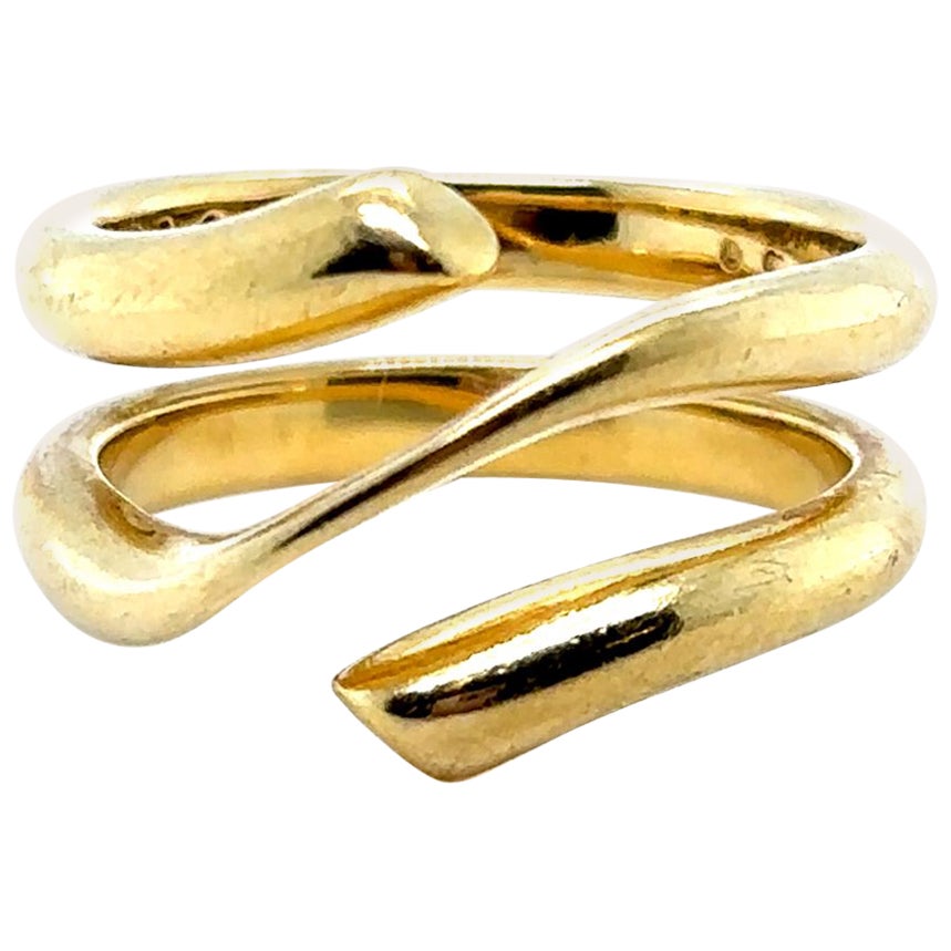 Georg Jensen Magic Ring Anello in oro giallo 18 carati, Danimarca