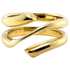 Georg Jensen Magic Ring 18 Karat Yellow Gold Ring, Denmark