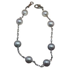 Mikimoto Pearl Exquisite Bracelet 18k White Gold