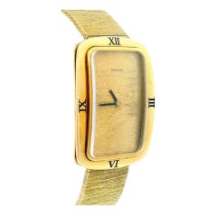 Bvlgari Montre à mouvement manuel en or jaune 18 carats