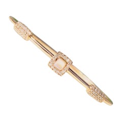 Geometrisches Diamant-Armband aus 14k massivem Gold (zertifiziert)