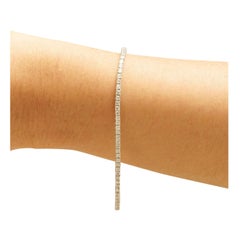 Eternity Tennis Diamant  Armband aus 14K massivem Gold (zertifiziert)
