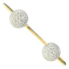 Circle Gold Diamond Bracelet in 14K Solid Gold (Certified)