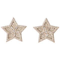 Boucles d'oreilles étoile en or massif 14K (certifié)