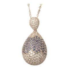 Collier pendentif RainDrop en or massif 14K (certifié)