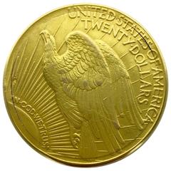 Vintage USA Twenty Dollar Gold Coin Watch