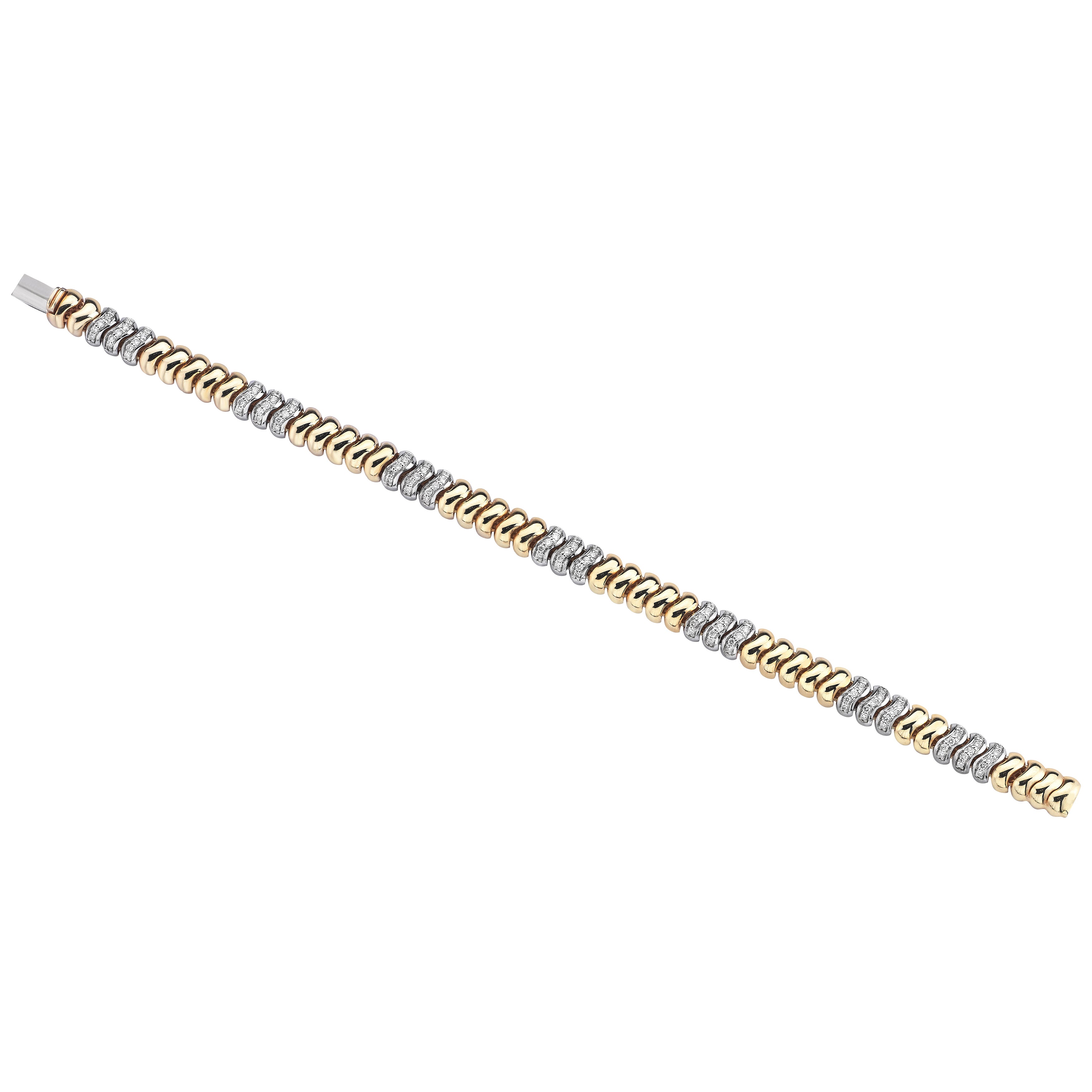 Série Fireball Bracelet diamant en vente