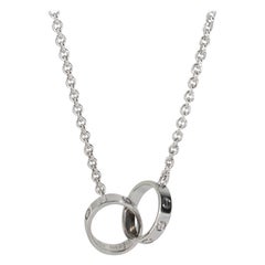 Cartier White Gold  Love Necklace