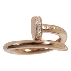 Cartier Juste Un Clou Ring, Diamonds (Rose Gold)