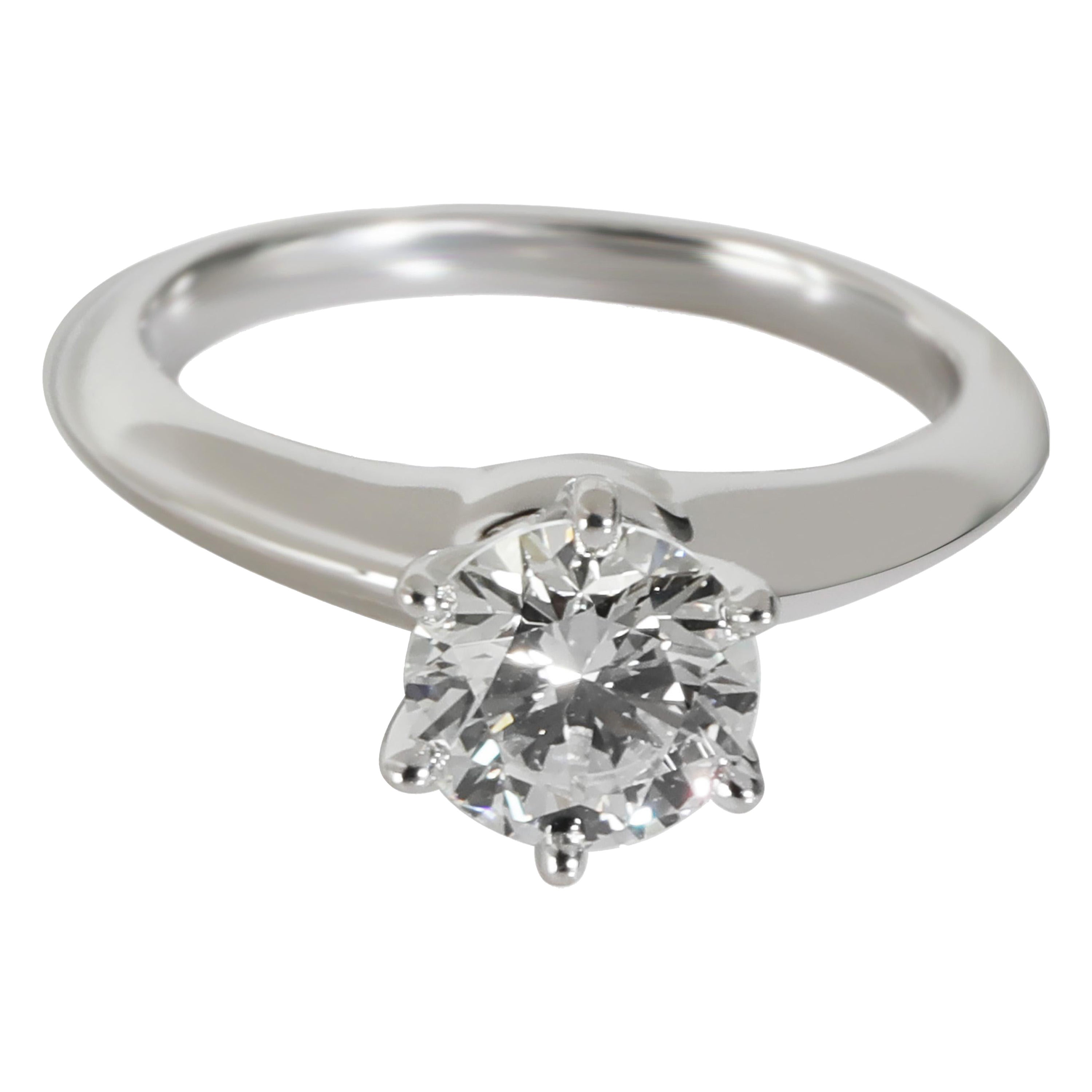 Tiffany & Co. Anello di fidanzamento solitario Tiffany in  Platino H VS2 1,02 CTW