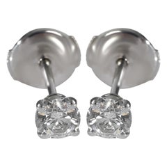 Cartier 1895 Diamond Solitaire Earring, .46 Ctw. H VS1
