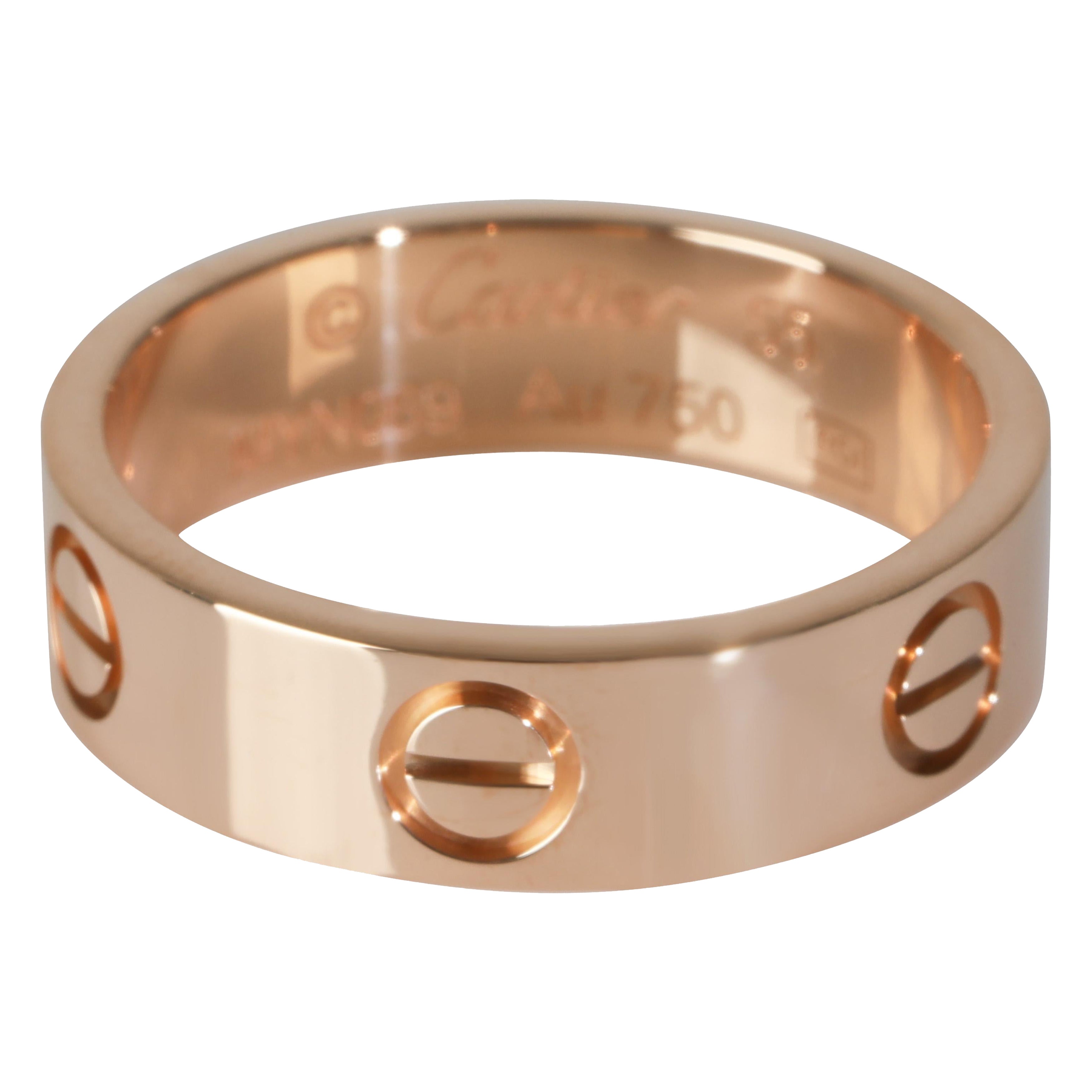 Cartier Oro Rosa  Anillo de amor