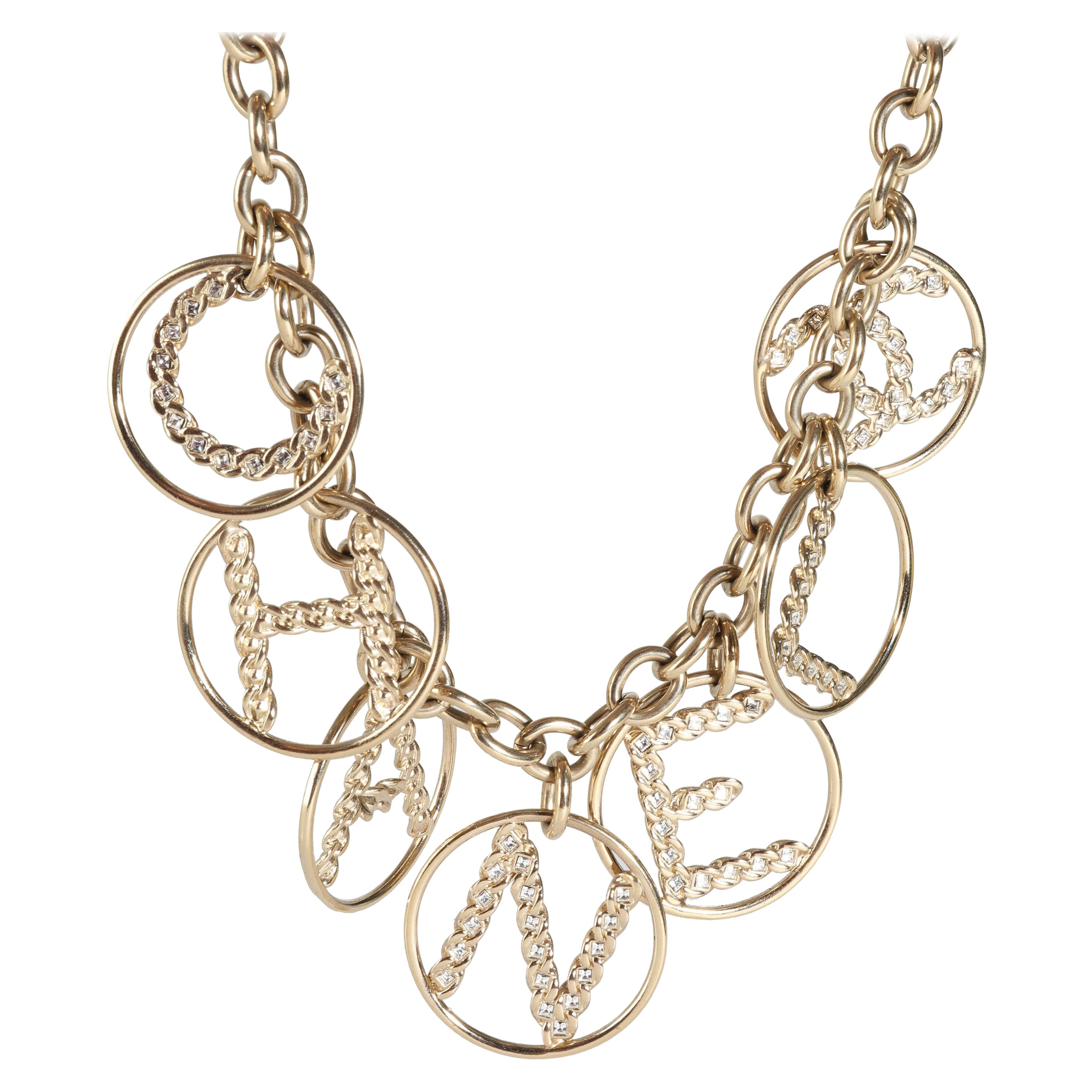 Collar Chanel 2009 en  Chapado en oro