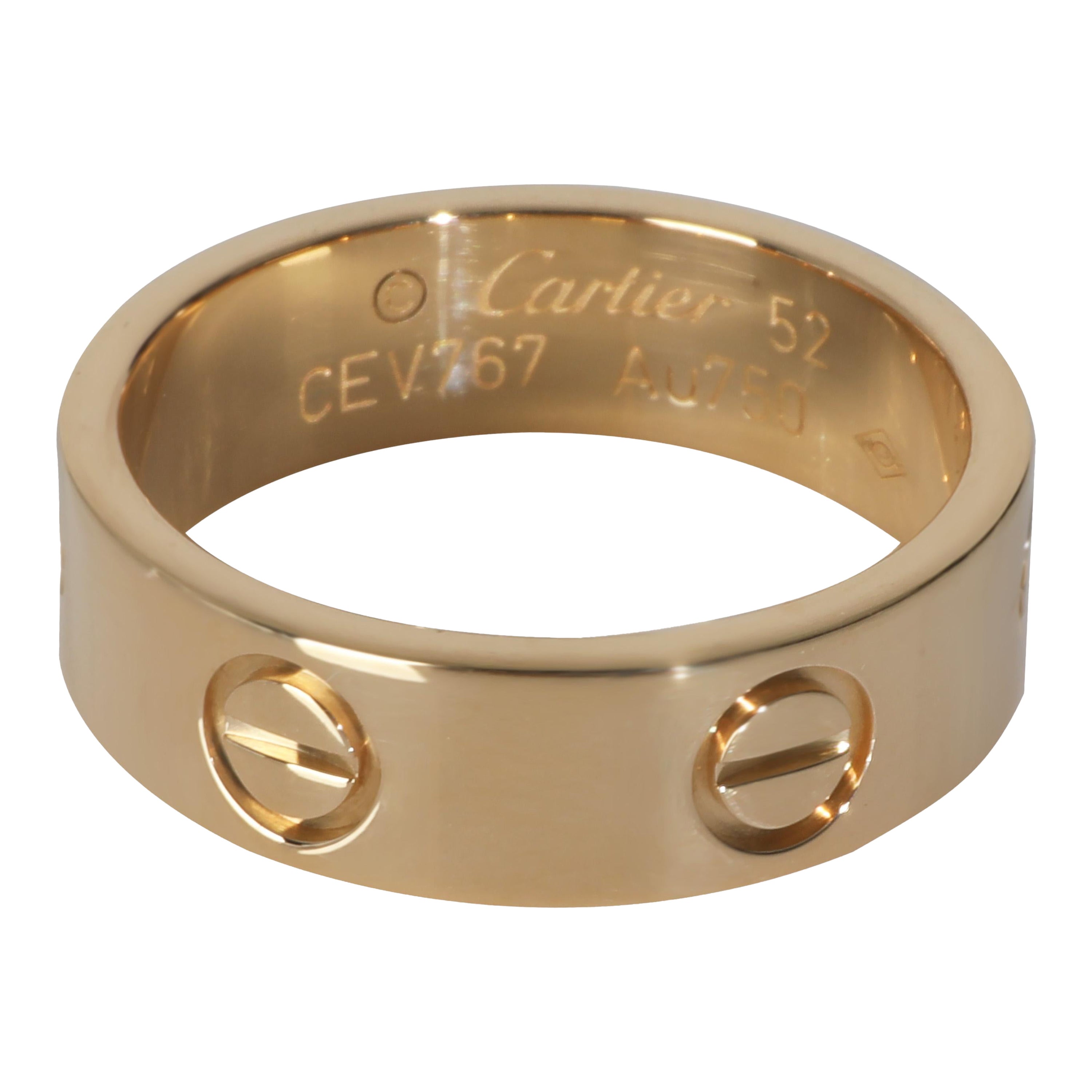 Cartier Yellow Gold  Love Ring