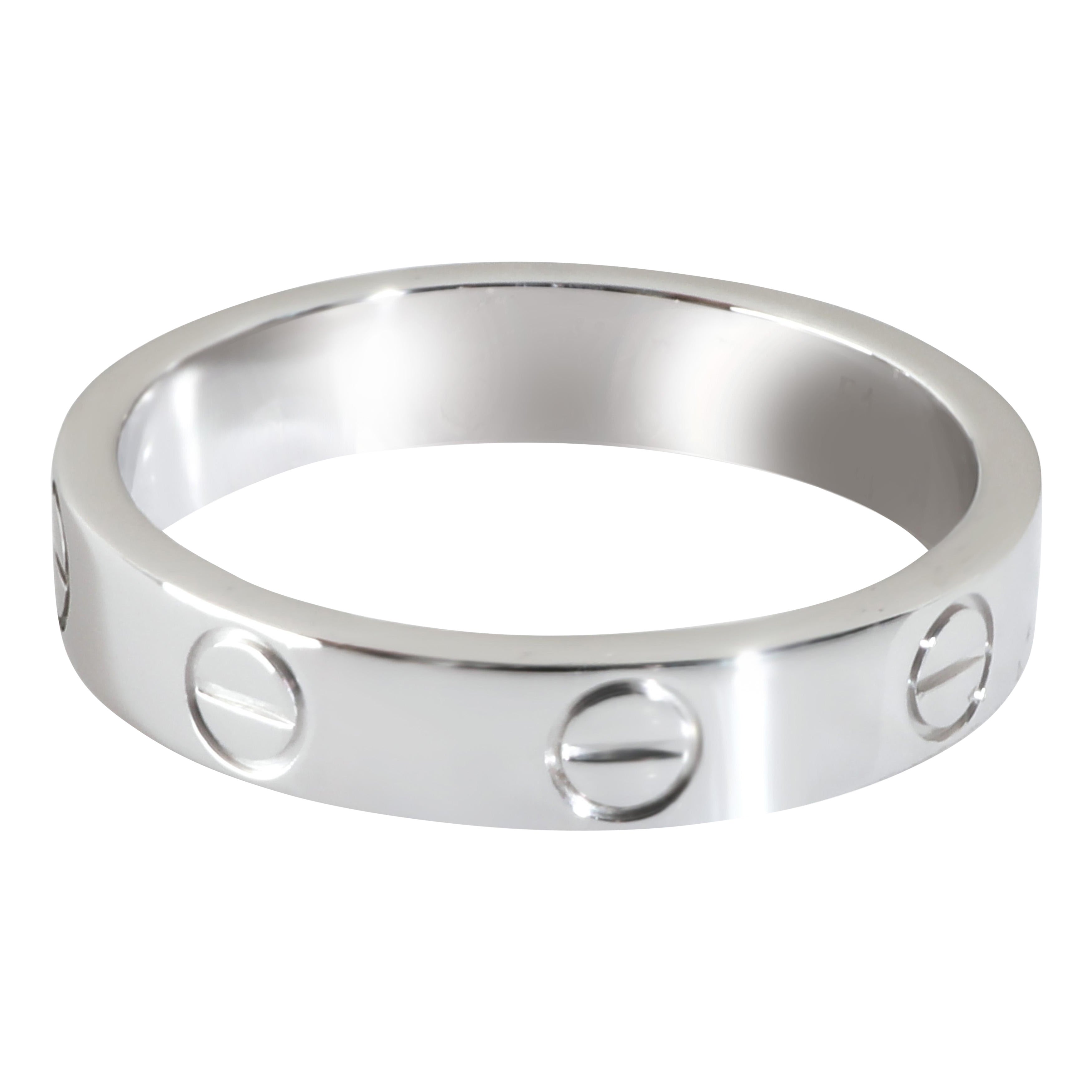 Cartier Anello d'amore modello piccolo in oro bianco