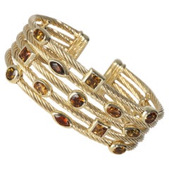 David Yurman Yellow Gold  Confetti 5 Row Bracelet