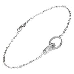 Or blanc de Cartier  Bracelet d'amour