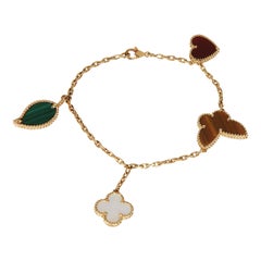 Van Cleef & Arpels Yellow Gold  Lucky Alhambra Bracelet