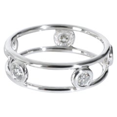 Tiffany & Co. Platinum Diamond Elsa Peretti Diamond By The Yard Ring