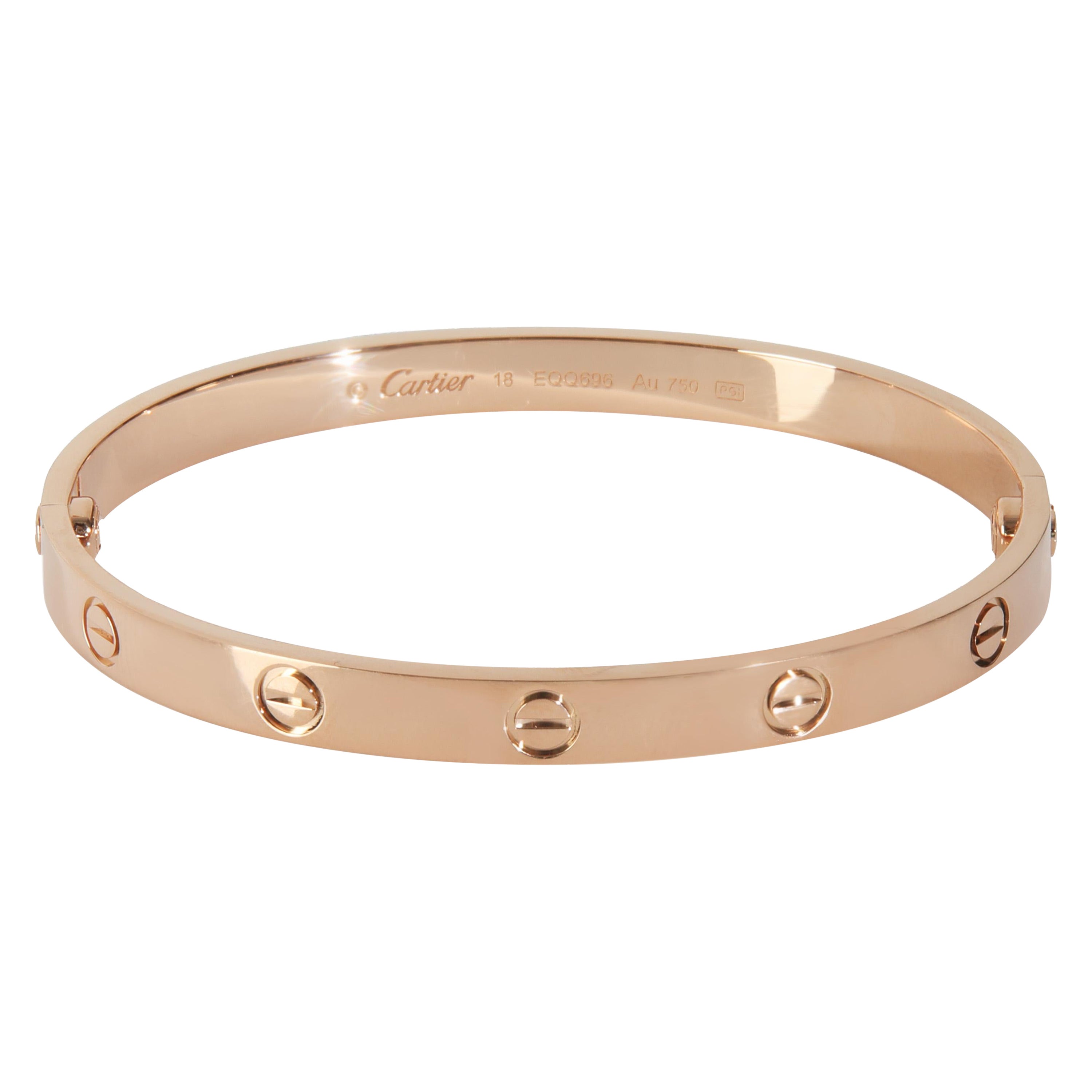 Cartier or rose  Bracelet d'amour