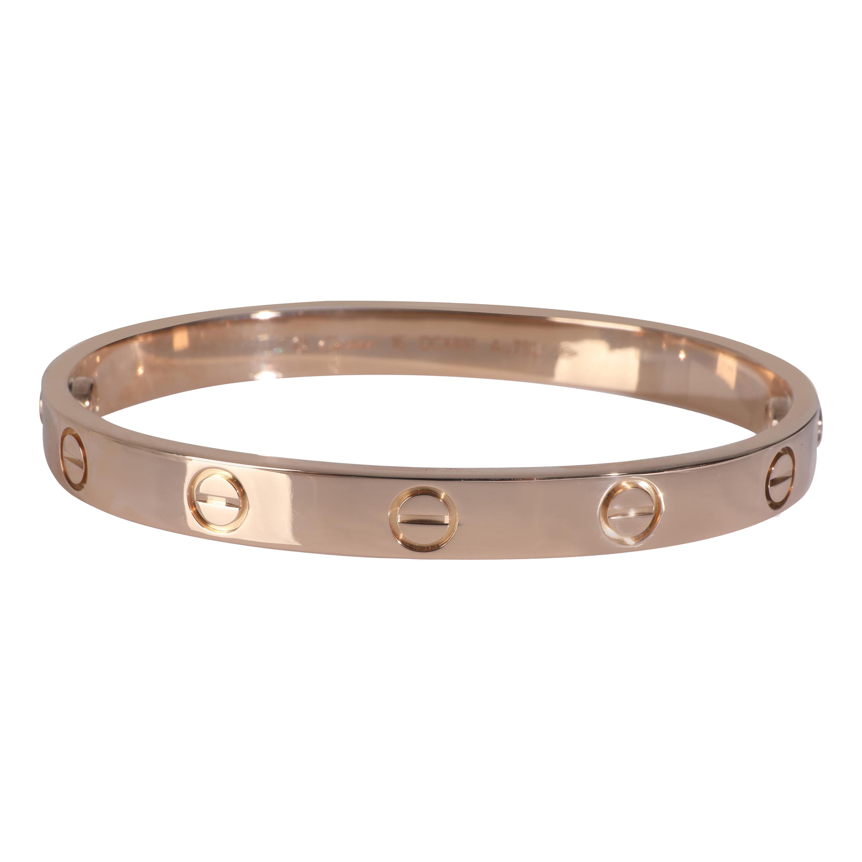 Cartier or rose  Bracelet d'amour en vente