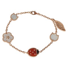 Van Cleef & Arpels Rose Gold  Lucky Spring Bracelet