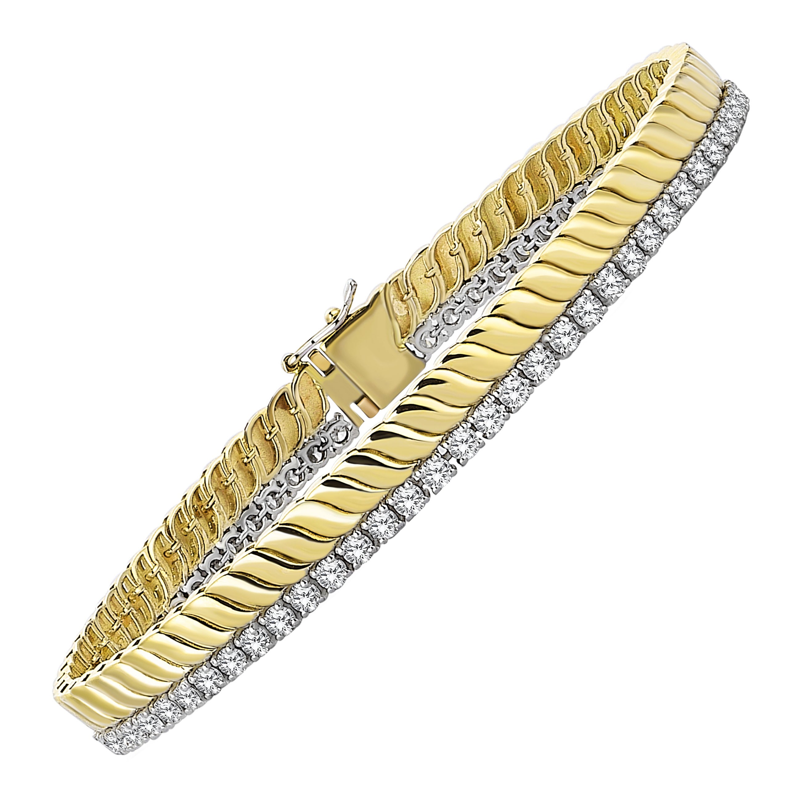Series Moonlight 3.33 ct Diamond Bracelet For Sale