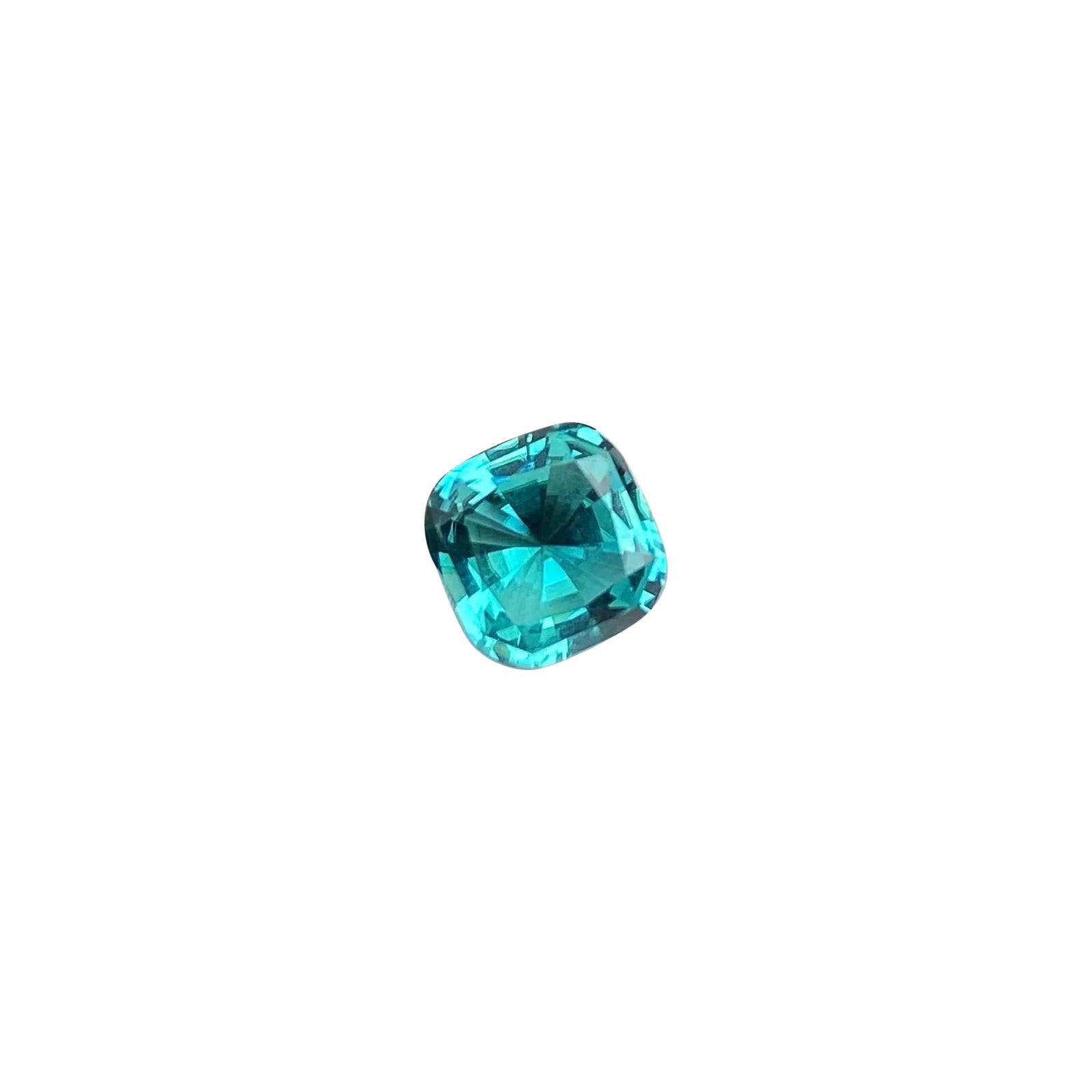 Natural Tourmaline Loose gemstone

Certification is possible at the request of the buyer.
Gemstone Color: Greenish Blue
Gemstone Type: Tourmaline
Gemstone size: 7.2x7x4.3 mm
Cut Grade: Very Good
Clarity/Grade: eye clean
Gemstone Shape: cushion