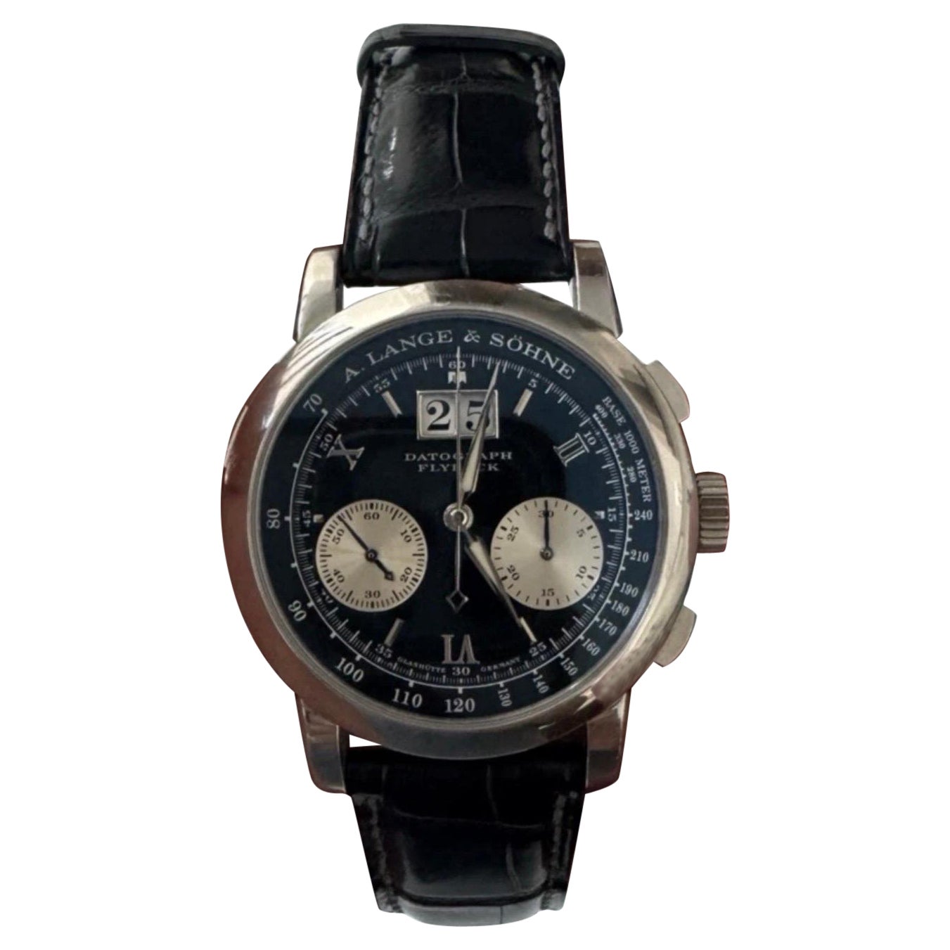 A. Lange & Sohne Datograph Platinum Flyback Chronograph 405.035