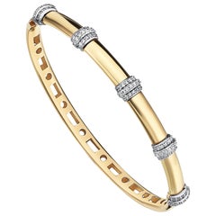 Series Fireball Diamond Bangle Bracelet