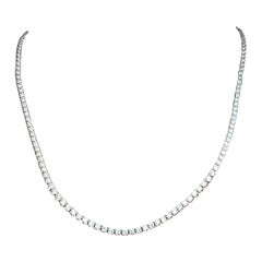 Collar de tenis con diamantes de 6.50 quilates