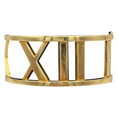 Tiffany & Co 18k gold Atlas bangle